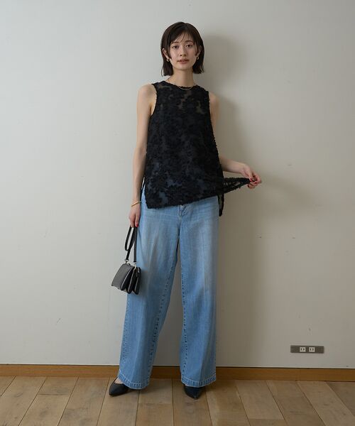 Rouge vif la cle / ルージュ・ヴィフ ラクレ シャツ・ブラウス | 【一部店舗限定】フラワーフェザーアメスリブラウス | 詳細20