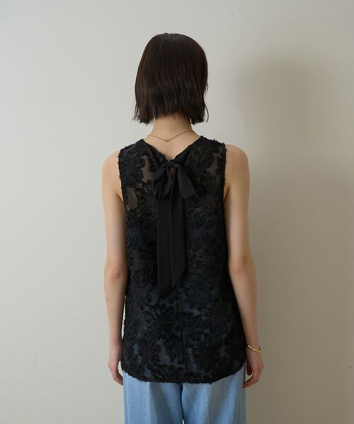 Rouge vif la cle / ルージュ・ヴィフ ラクレ シャツ・ブラウス | 【一部店舗限定】フラワーフェザーアメスリブラウス | 詳細23