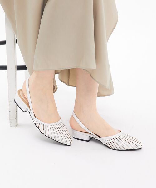 Rouge vif la cle/ルージュ・ヴィフ ラクレ 【一部店舗限定】メッシュサンダル ホワイト 24 Rouge vif la cle/ルージュ・ヴィフ ラクレ 【一部店舗限定】メッシュサンダル ホワイト 24