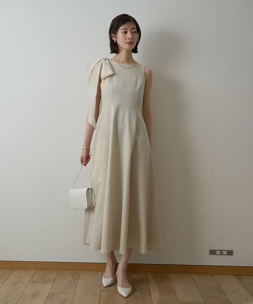 Rouge vif la cle / ルージュ・ヴィフ ラクレ ワンピース | 【一部店舗限定】肩リボンロングワンピース | 詳細1