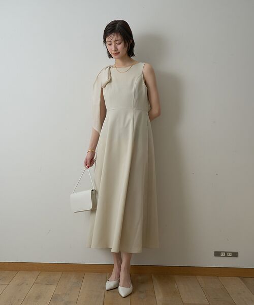 Rouge vif la cle / ルージュ・ヴィフ ラクレ ワンピース | 【一部店舗限定】肩リボンロングワンピース | 詳細2