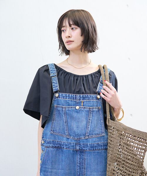 Rouge vif la cle / ルージュ・ヴィフ ラクレ サロペット・オールインワン | 【RED CARD/ レッドカード】別注 Nomad  デニムオーバーオール | 詳細10