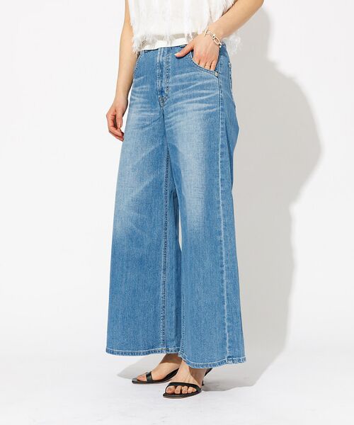 Rouge vif la cle / ルージュ・ヴィフ ラクレ デニムパンツ | 【SOMETHING/サムシング】LISA / スーパーワイド / デニムパンツ | 詳細1