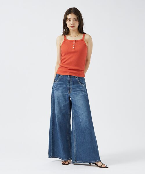 Rouge vif la cle / ルージュ・ヴィフ ラクレ デニムパンツ | 【SOMETHING/サムシング】LISA / スーパーワイド / デニムパンツ | 詳細8