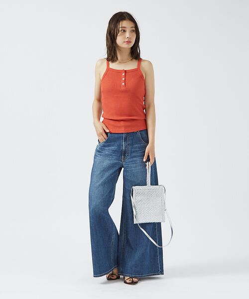 Rouge vif la cle / ルージュ・ヴィフ ラクレ デニムパンツ | 【SOMETHING/サムシング】LISA / スーパーワイド / デニムパンツ | 詳細9