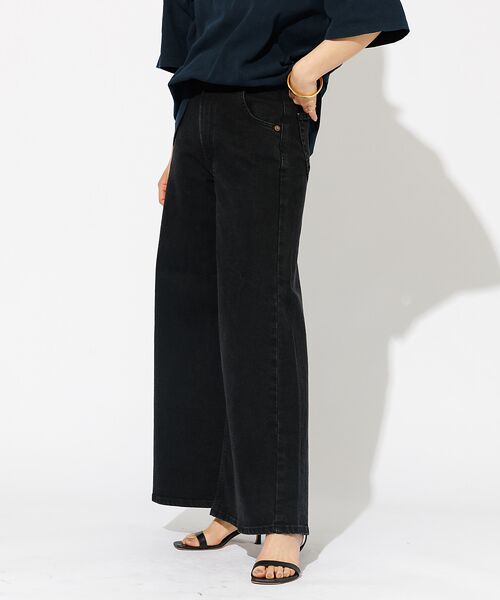 Rouge vif la cle / ルージュ・ヴィフ ラクレ デニムパンツ | 【SOMETHING/サムシング】LISA / スーパーワイド / デニムパンツ | 詳細13