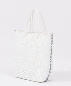 Rouge vif la cle / ルージュ・ヴィフ ラクレ トートバッグ | 【MOON BIRD/ムーンバード】手編みのメルカドバッグM/縦長/ギフト【WE