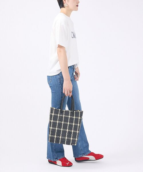 Rouge vif la cle / ルージュ・ヴィフ ラクレ トートバッグ | 【MOON BIRD/ムーンバード】手編みのメルカドバッグM/縦長/ギフト【WE | 詳細9