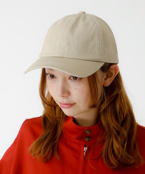 Rouge vif la cle/ルージュ・ヴィフ ラクレ 【FRUIT OF THE LOOM/フルーツ・オブ・ザ・ルーム】ロゴキャップ/ ベージュ F Rouge vif la cle/ルージュ・ヴィフ ラクレ 【FRUIT OF THE LOOM/フルーツ・オブ・ザ・ルーム】ロゴキャップ/ ベージュ F