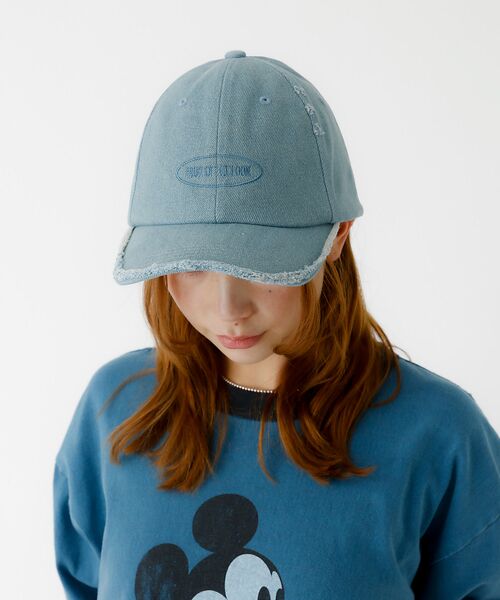 Rouge vif la cle / ルージュ・ヴィフ ラクレ ハット | 【FRUIT OF THE LOOM/フルーツ・オブ・ザ・ルーム】ダメージデニム | 詳細4