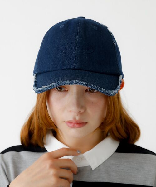 Rouge vif la cle / ルージュ・ヴィフ ラクレ ハット | 【FRUIT OF THE LOOM/フルーツ・オブ・ザ・ルーム】ダメージデニム | 詳細15