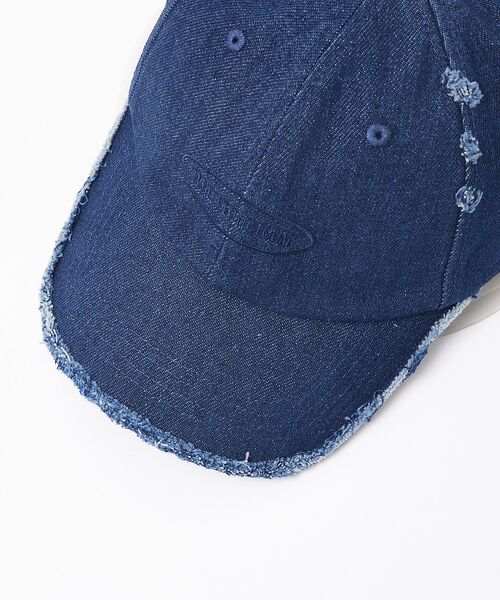 Rouge vif la cle / ルージュ・ヴィフ ラクレ ハット | 【FRUIT OF THE LOOM/フルーツ・オブ・ザ・ルーム】ダメージデニム | 詳細7