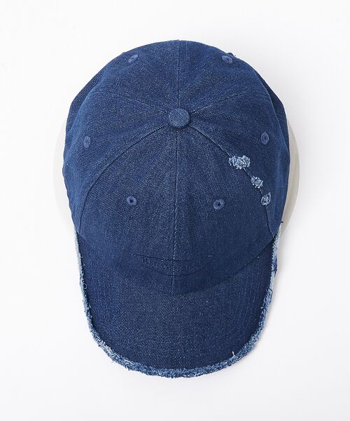Rouge vif la cle / ルージュ・ヴィフ ラクレ ハット | 【FRUIT OF THE LOOM/フルーツ・オブ・ザ・ルーム】ダメージデニム | 詳細9