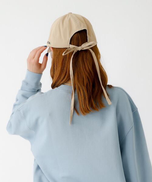 Rouge vif la cle / ルージュ・ヴィフ ラクレ ハット | 【FRUIT OF THE LOOM/フルーツ・オブ・ザ・ルーム】リボンキャップ | 詳細6