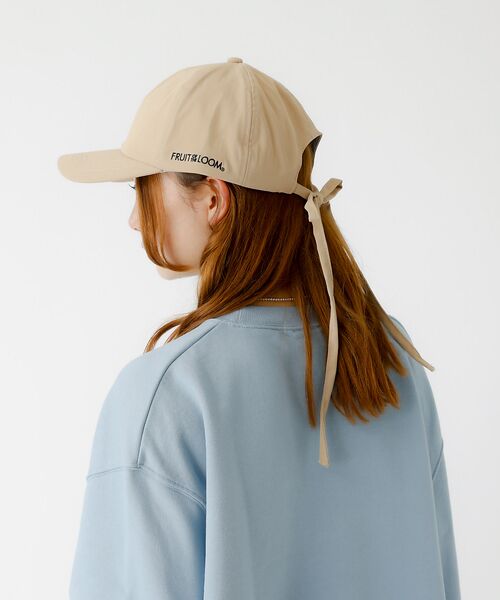 Rouge vif la cle / ルージュ・ヴィフ ラクレ ハット | 【FRUIT OF THE LOOM/フルーツ・オブ・ザ・ルーム】リボンキャップ | 詳細7