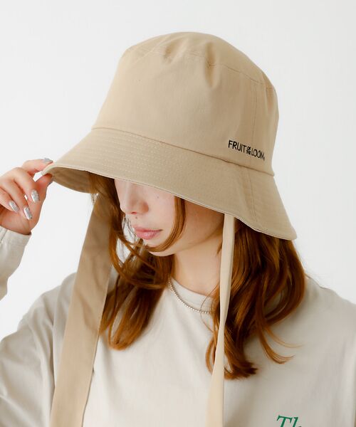 Rouge vif la cle / ルージュ・ヴィフ ラクレ ハット | 【FRUIT OF THE LOOM/フルーツ・オブ・ザ・ルーム】リボンハット/ | 詳細3