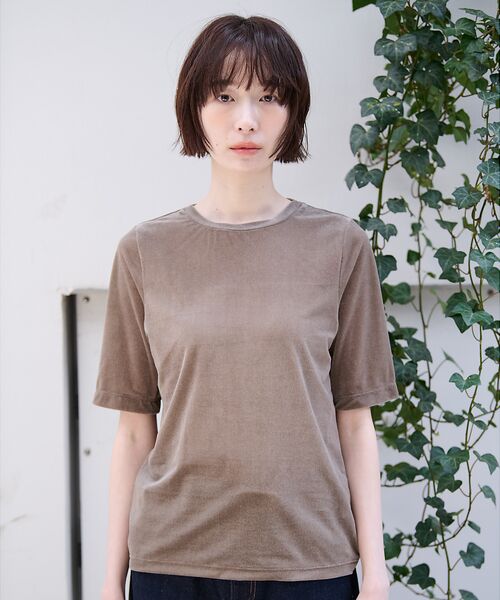 Rouge vif la cle / ルージュ・ヴィフ ラクレ Tシャツ | 【MICA&DEAL/マイカアンドディール】ベロアTEE / シアーベロア / | 詳細16