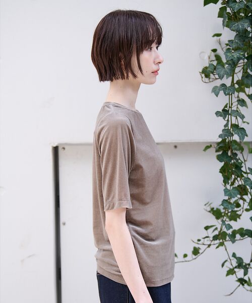 Rouge vif la cle / ルージュ・ヴィフ ラクレ Tシャツ | 【MICA&DEAL/マイカアンドディール】ベロアTEE / シアーベロア / | 詳細17