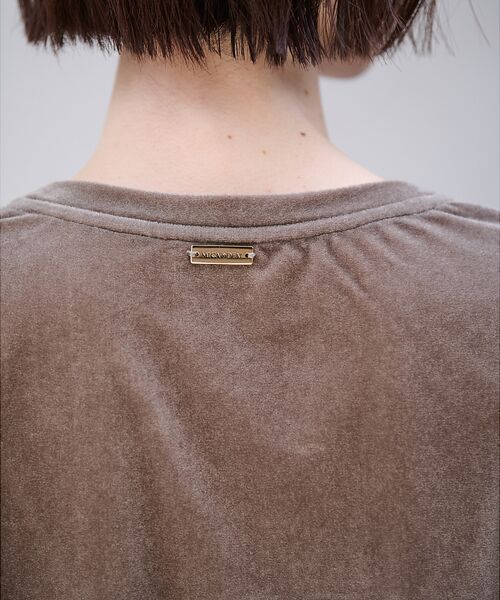 Rouge vif la cle / ルージュ・ヴィフ ラクレ Tシャツ | 【MICA&DEAL/マイカアンドディール】ベロアTEE / シアーベロア / | 詳細20