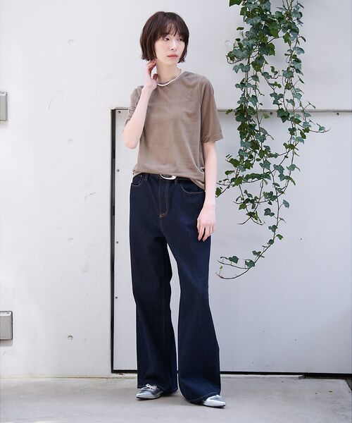 Rouge vif la cle / ルージュ・ヴィフ ラクレ Tシャツ | 【MICA&DEAL/マイカアンドディール】ベロアTEE / シアーベロア / | 詳細21