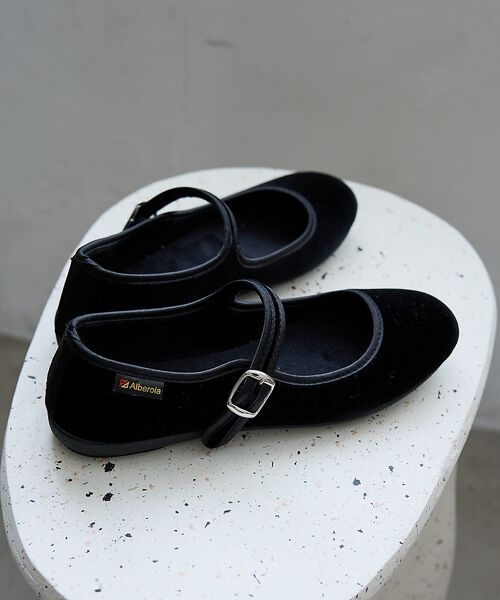 Rouge vif la cle / ルージュ・ヴィフ ラクレ バレエシューズ | 【ALBEROLA / アルベローラ】ベロア メリージェーン | 詳細10