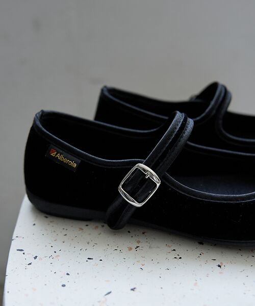 Rouge vif la cle / ルージュ・ヴィフ ラクレ バレエシューズ | 【ALBEROLA / アルベローラ】ベロア メリージェーン | 詳細11