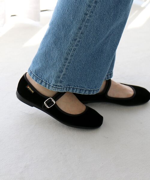 Rouge vif la cle / ルージュ・ヴィフ ラクレ バレエシューズ | 【ALBEROLA / アルベローラ】ベロア メリージェーン | 詳細3