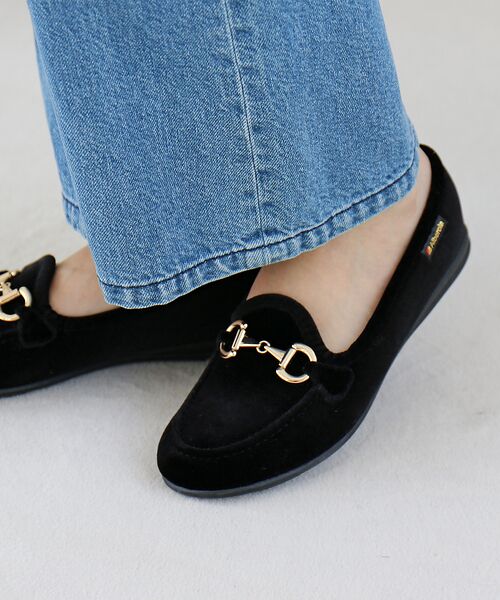 Rouge vif la cle / ルージュ・ヴィフ ラクレ シューズ | 【ALBEROLA / アルベローラ】ベロア ビットローファー / フラットシュ | 詳細2