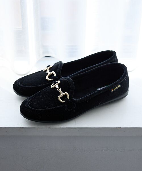 Rouge vif la cle / ルージュ・ヴィフ ラクレ シューズ | 【ALBEROLA / アルベローラ】ベロア ビットローファー / フラットシュ | 詳細4