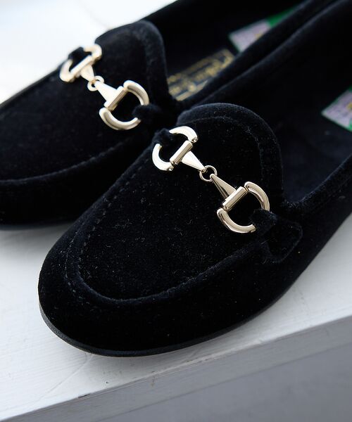 Rouge vif la cle / ルージュ・ヴィフ ラクレ シューズ | 【ALBEROLA / アルベローラ】ベロア ビットローファー / フラットシュ | 詳細5