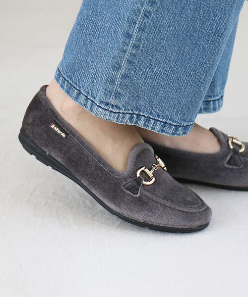 Rouge vif la cle / ルージュ・ヴィフ ラクレ シューズ | 【ALBEROLA / アルベローラ】ベロア ビットローファー / フラットシュ | 詳細9