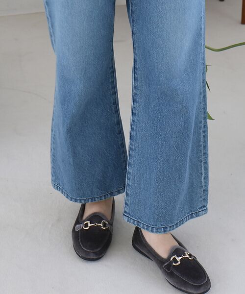 Rouge vif la cle / ルージュ・ヴィフ ラクレ シューズ | 【ALBEROLA / アルベローラ】ベロア ビットローファー / フラットシュ | 詳細12