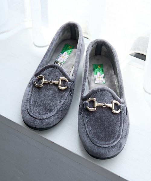 Rouge vif la cle / ルージュ・ヴィフ ラクレ シューズ | 【ALBEROLA / アルベローラ】ベロア ビットローファー / フラットシュ | 詳細16