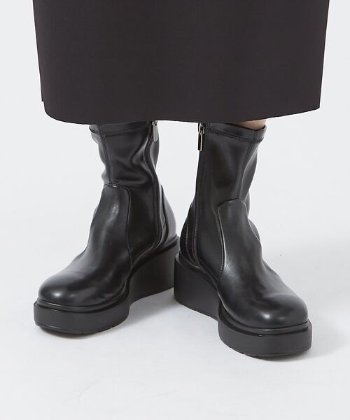 Rouge vif la cle / ルージュ・ヴィフ ラクレ ブーツ(ショート丈) | 追加【Mollini/モリーニ】厚底 ストレッチブーツ / プラットフォーム / | 詳細2