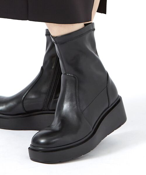 Rouge vif la cle/ルージュ・ヴィフ ラクレ 追加【Mollini/モリーニ】厚底 ストレッチブーツ / プラットフォーム / ブラック 36