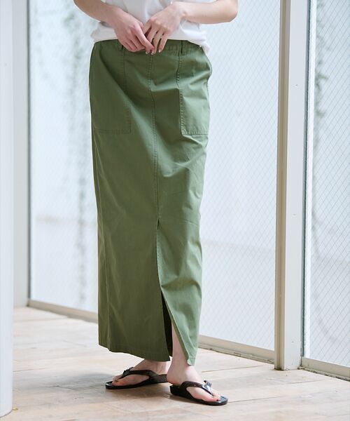 Rouge vif la cle / ルージュ・ヴィフ ラクレ ロング・マキシ丈スカート | 【MICA&DEAL/マイカアンドディール】ミリタリースカート / スリット / | 詳細19