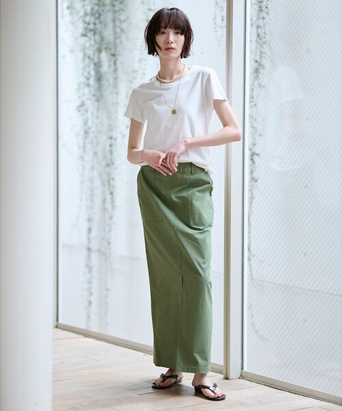 Rouge vif la cle / ルージュ・ヴィフ ラクレ ロング・マキシ丈スカート | 【MICA&DEAL/マイカアンドディール】ミリタリースカート / スリット / | 詳細24