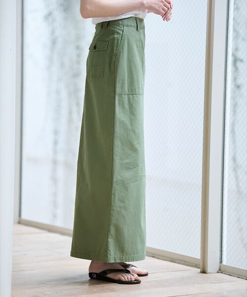 Rouge vif la cle / ルージュ・ヴィフ ラクレ ロング・マキシ丈スカート | 【MICA&DEAL/マイカアンドディール】ミリタリースカート / スリット / | 詳細12