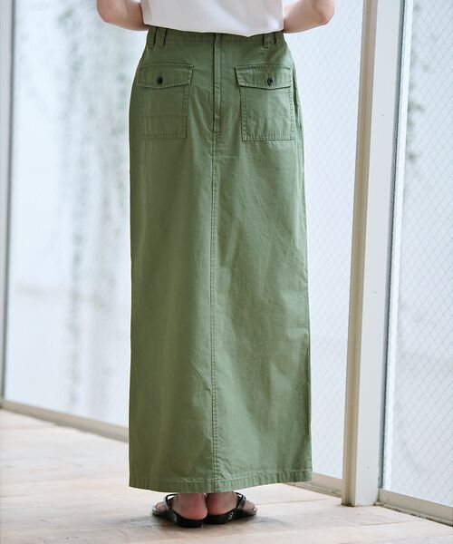 Rouge vif la cle / ルージュ・ヴィフ ラクレ ロング・マキシ丈スカート | 【MICA&DEAL/マイカアンドディール】ミリタリースカート / スリット / | 詳細13