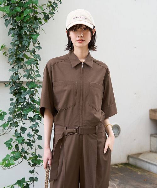 Rouge vif la cle / ルージュ・ヴィフ ラクレ サロペット・オールインワン | 半袖オールインワン | 詳細10