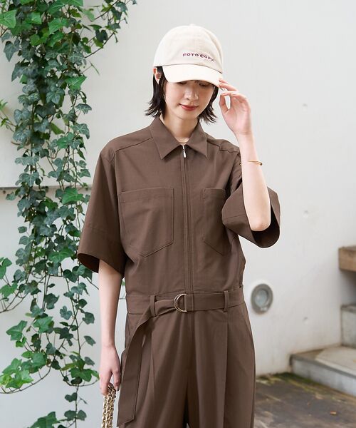 Rouge vif la cle / ルージュ・ヴィフ ラクレ サロペット・オールインワン | 半袖オールインワン | 詳細11