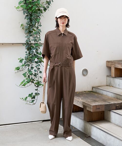 Rouge vif la cle / ルージュ・ヴィフ ラクレ サロペット・オールインワン | 半袖オールインワン | 詳細2