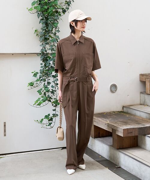 Rouge vif la cle / ルージュ・ヴィフ ラクレ サロペット・オールインワン | 半袖オールインワン | 詳細3