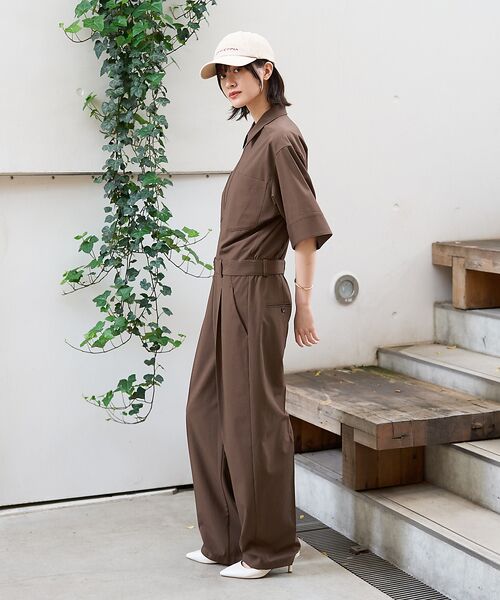 Rouge vif la cle / ルージュ・ヴィフ ラクレ サロペット・オールインワン | 半袖オールインワン | 詳細4