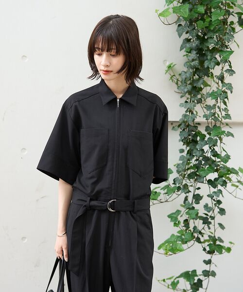 Rouge vif la cle / ルージュ・ヴィフ ラクレ サロペット・オールインワン | 半袖オールインワン | 詳細18