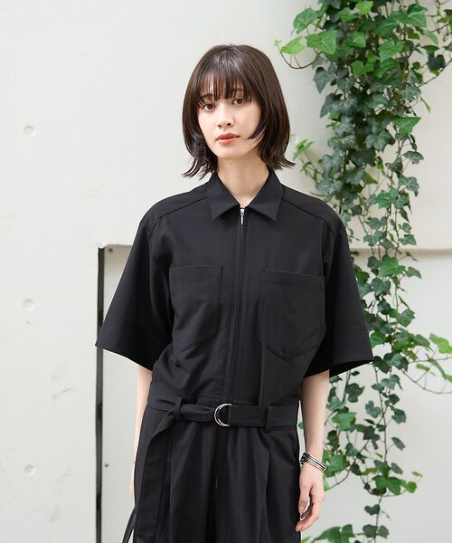 Rouge vif la cle / ルージュ・ヴィフ ラクレ サロペット・オールインワン | 半袖オールインワン | 詳細19