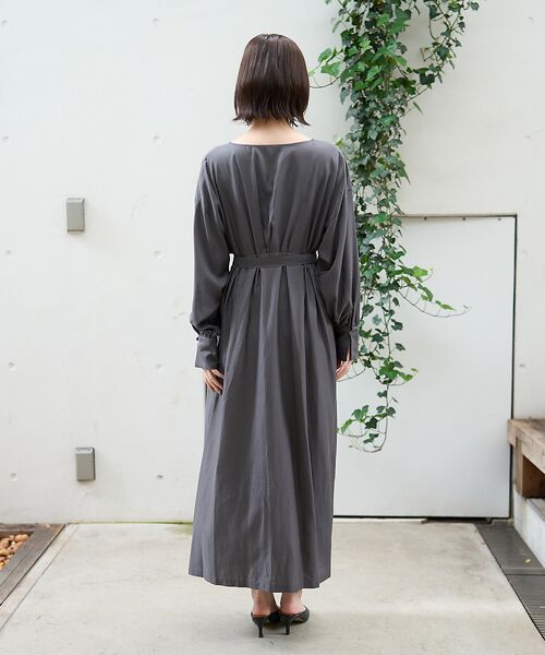 Rouge vif la cle / ルージュ・ヴィフ ラクレ ワンピース | ヴィンテージキュプラウエストマークワンピース | 詳細11