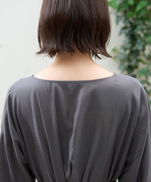 Rouge vif la cle / ルージュ・ヴィフ ラクレ ワンピース | ヴィンテージキュプラウエストマークワンピース | 詳細12