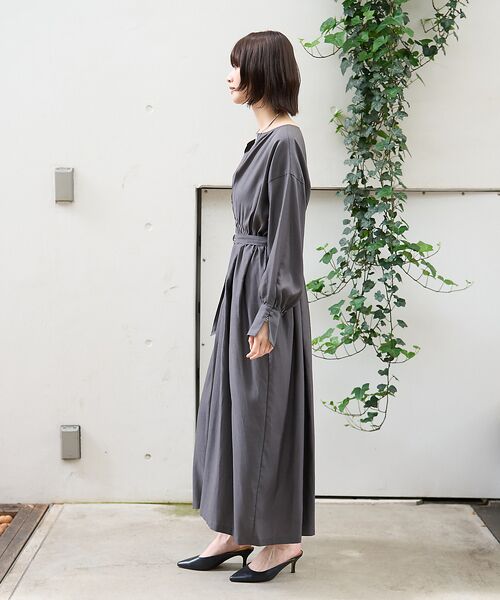 Rouge vif la cle / ルージュ・ヴィフ ラクレ ワンピース | ヴィンテージキュプラウエストマークワンピース | 詳細4