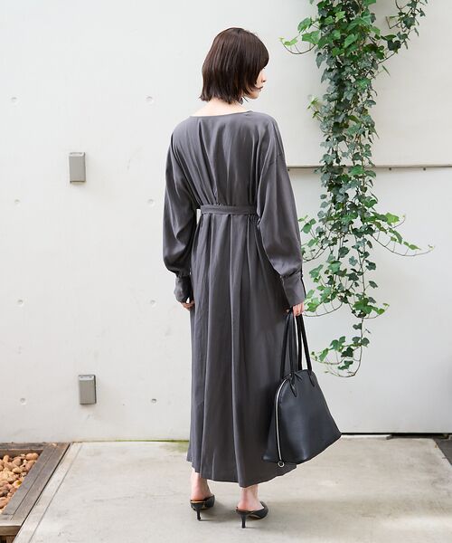 Rouge vif la cle / ルージュ・ヴィフ ラクレ ワンピース | ヴィンテージキュプラウエストマークワンピース | 詳細5